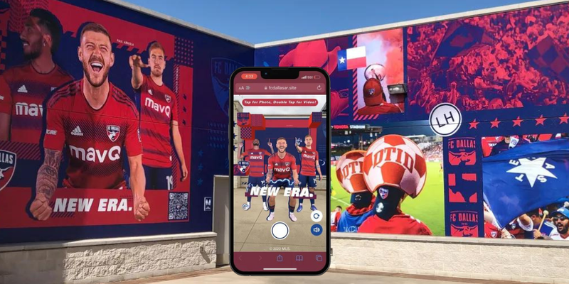 Find out how Groove Jones increased fan engagement for FC Dallas using a 200 ft² AR Mural to launch an interactive Web AR experience.