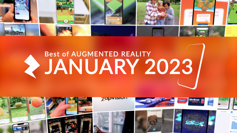 Find out more about January’s best AR examples, with immersive WebAR and engaging AR experiences for entertainment.