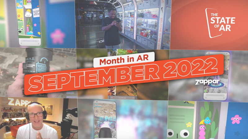 Find out more about September's best AR examples, with amazing web AR experiences and the exciting launch of State of AR
