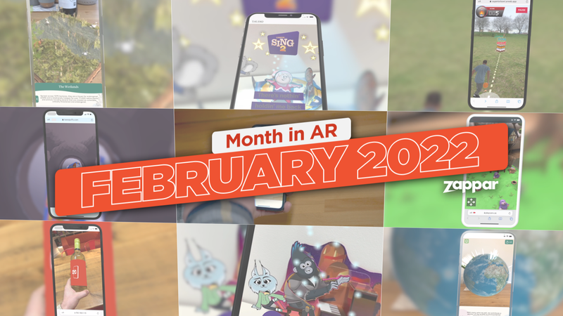 Here at Zappar we have had an action-packed month, with the exciting release of World Tracking for WebAR and some amazing work produced by our Zapworks partners and our creative studio team.